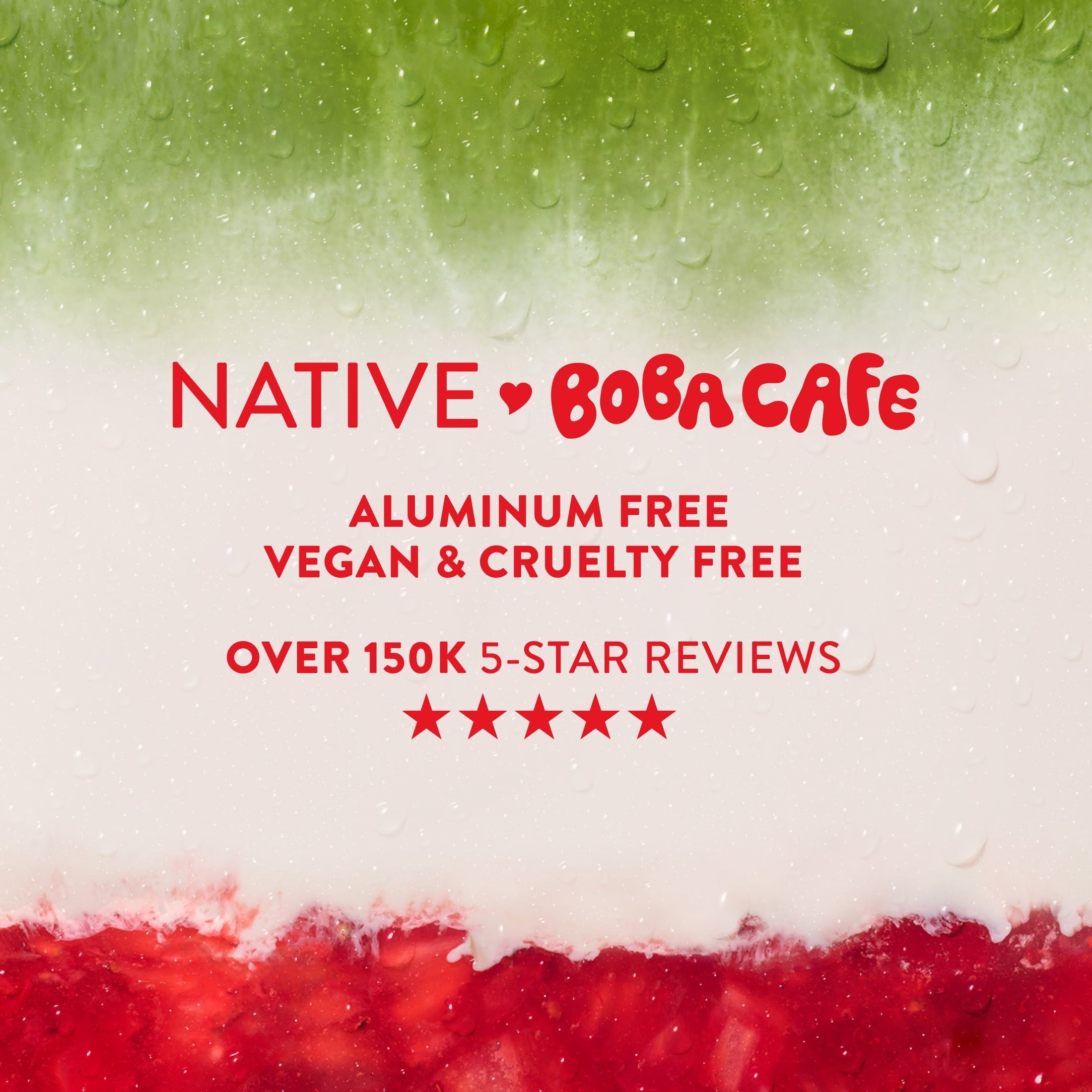Aluminum Free Deodorant, Limited Edition Brown Sugar Boba, 72 Hour Odor Protection, for Women and Men, Boba Café, 2.65oz