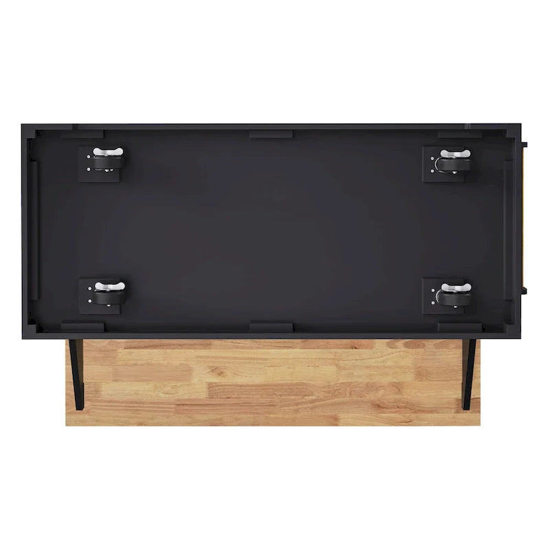 54 Large Kitchen Island with Rubber Wood Drop Leaf, Embossed Texture Rolling Kitchen Cart on 4 Wheels with 4 Doors & 3 Drawers