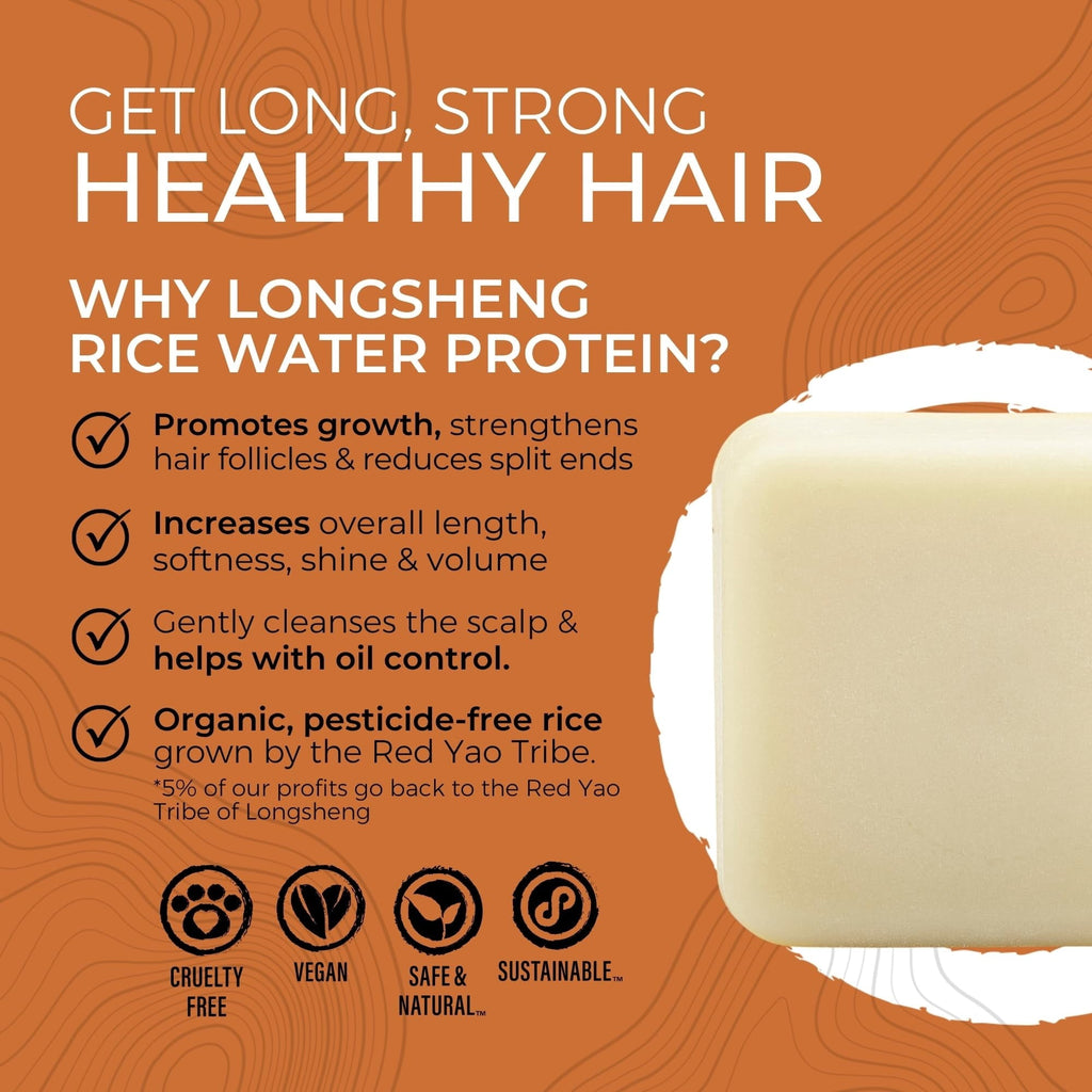 Bar Made with Rice Water (Unscented)
