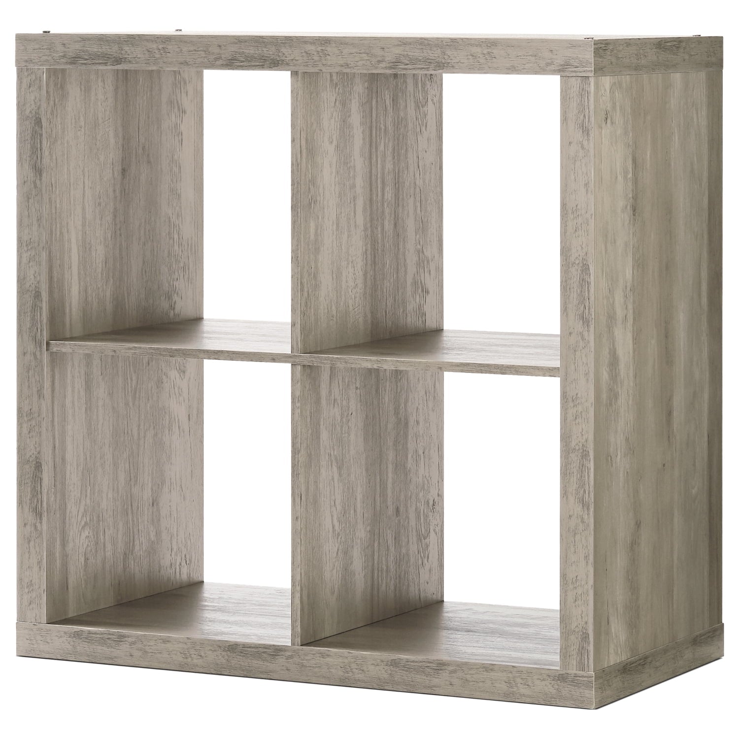 Better Homes & Gardens 4 Cube Storage Organizer, White Texture