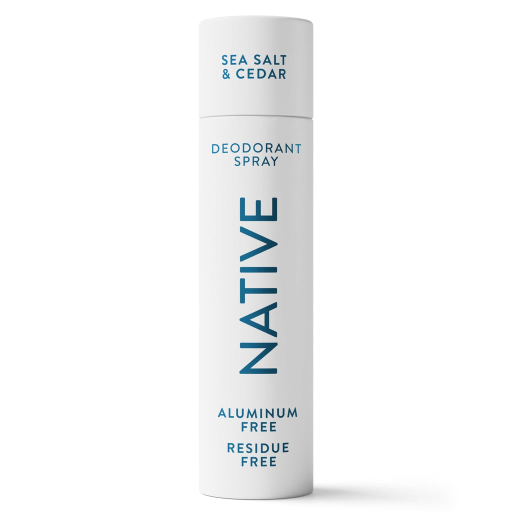 Aluminum Free Deodorant Spray For Men, 72 Hour Deodorant Spray, Sea Salt & Cedar, 3.5oz
