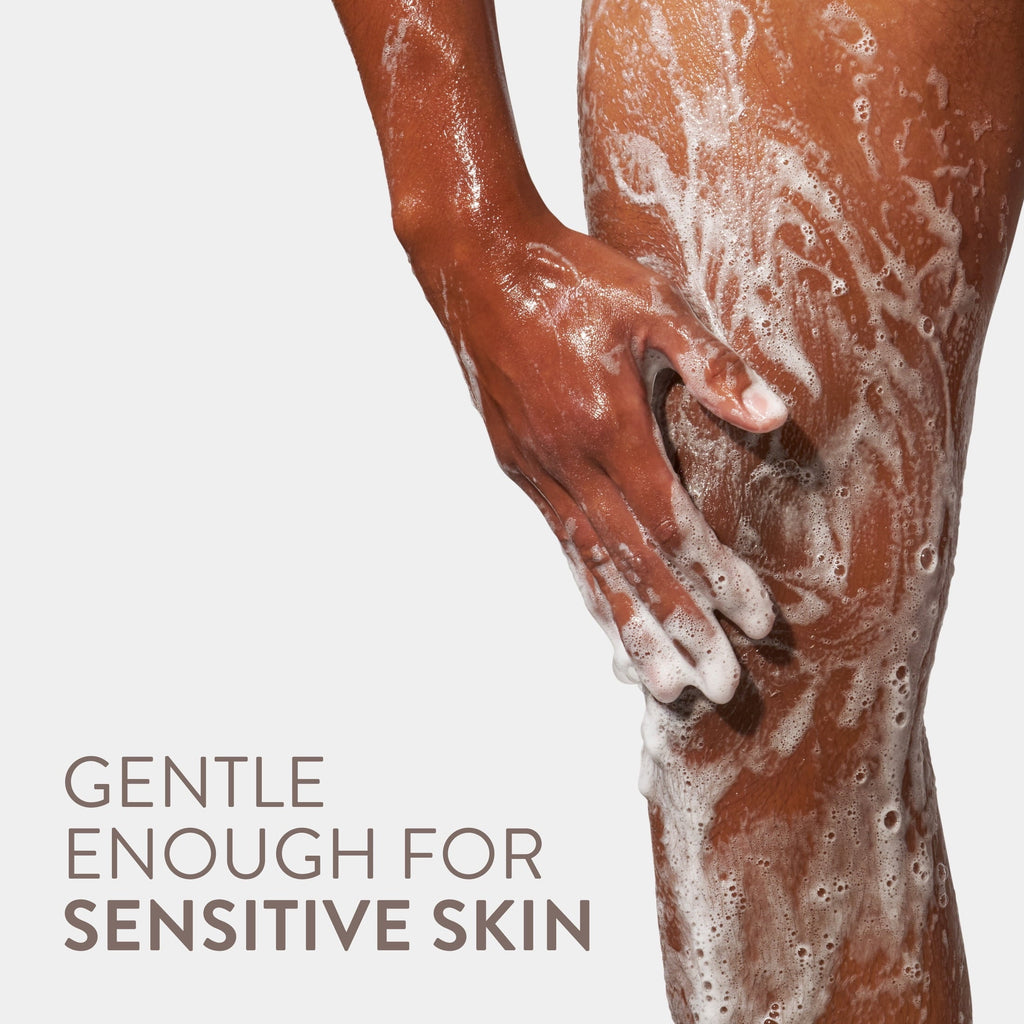 Body Wash, Santal & Leather, Sulfate Free, Naturally Derived Ingredients, 24hr Freshness, for Women & Men, 18 fl oz
