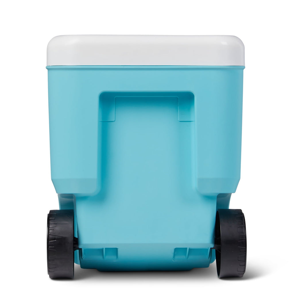 38 qt. 'Wheelie Cool' Hard Ice Chest Cooler with Wheels - Blue