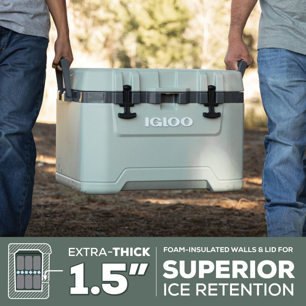 50 QT Overland Ice Chest Cooler, Green