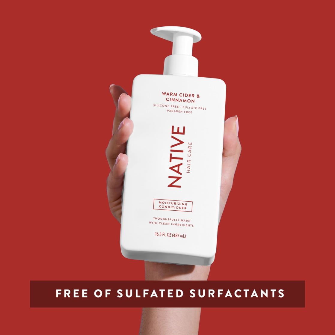 Moisturizing Conditioner, Warm Cider & Cinnamon, Sulfate & Paraben Free, 16.5 fl oz