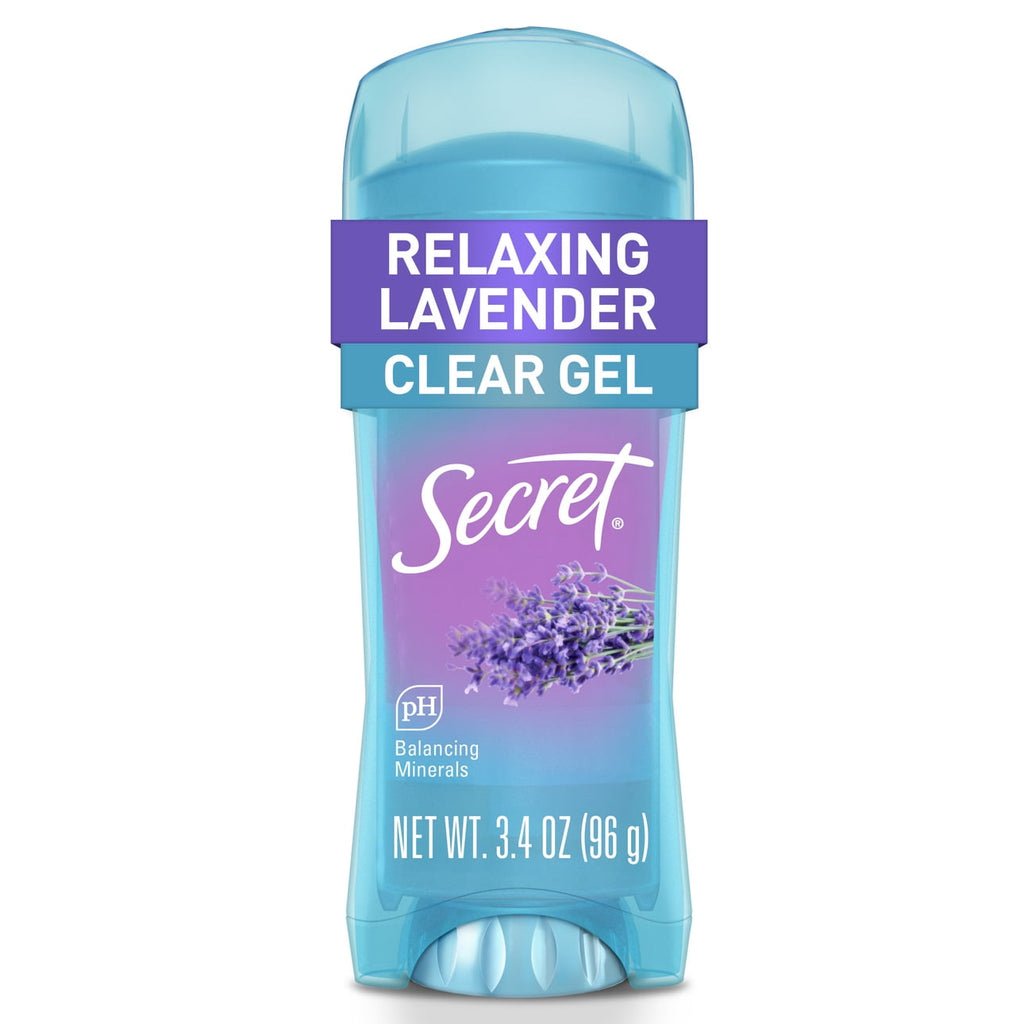 Clear Gel and Deodorant for Women, Refreshing Lavender, 3.4 oz