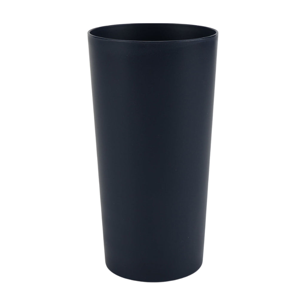 Dark Blue Round Plastic Tumbler, 26-Ounce