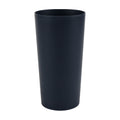 Dark Blue Round Plastic Tumbler, 26-Ounce