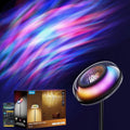 Floor Lamp RGBIC Ripple Projector Modern Style - LED, Dimmable, 1000lm, White