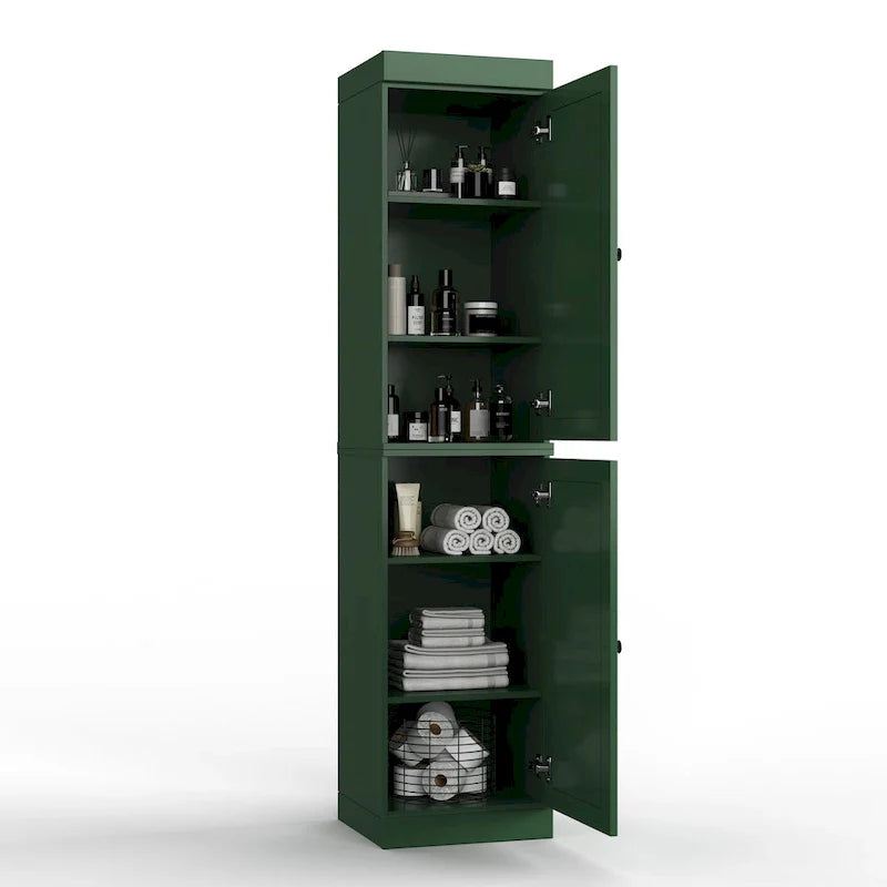 100% Solid Wood 16.5 Bathroom Cabinet with Optional Doors by Palace Imports