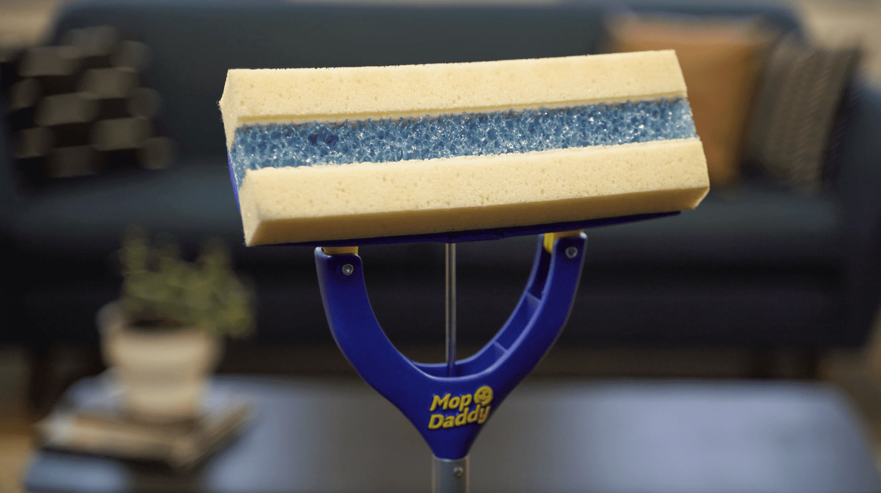 Butterfly Sponge Mop with Extra Refill Head, 2 Count