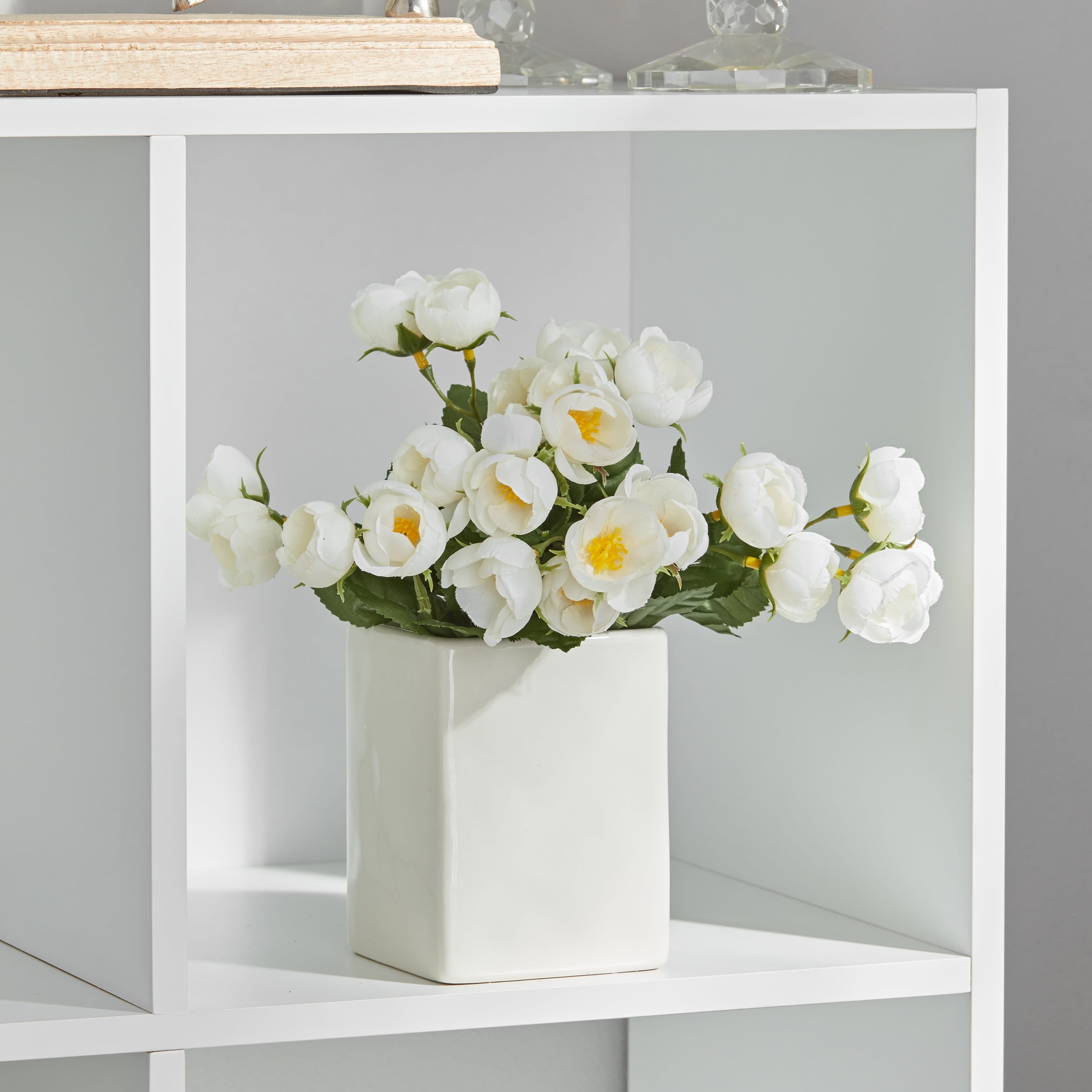 6 Cube Storage Organizer, White