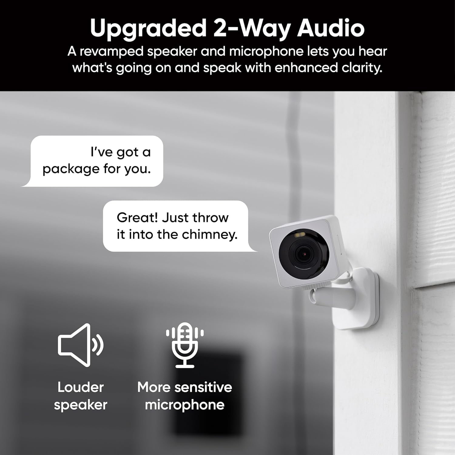 Cam OG 1080p Indoor and Outdoor Smart Security Camera with Color Night Vision and Spotlight