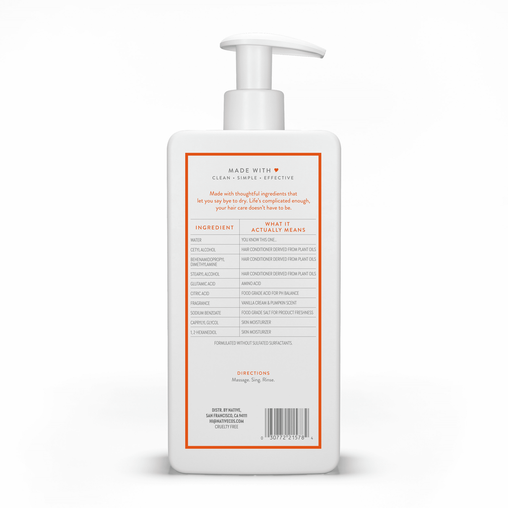 Limited Edition Moisturizing Conditioner, Vanilla Cream and Pumpkin, 16.5 oz