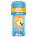 Fresh Clear Gel Antiperspirant Deodorant for Women, Cozy Vanilla Scent, 2.6 oz
