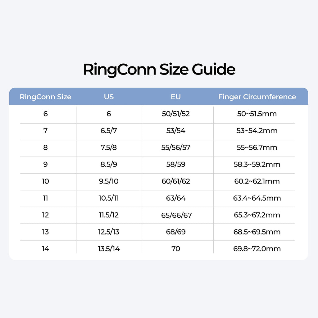 2 Ultra-Thin Smart Ring with Monitoring and Health Tracking (Size 11; Future Silver), 123031101