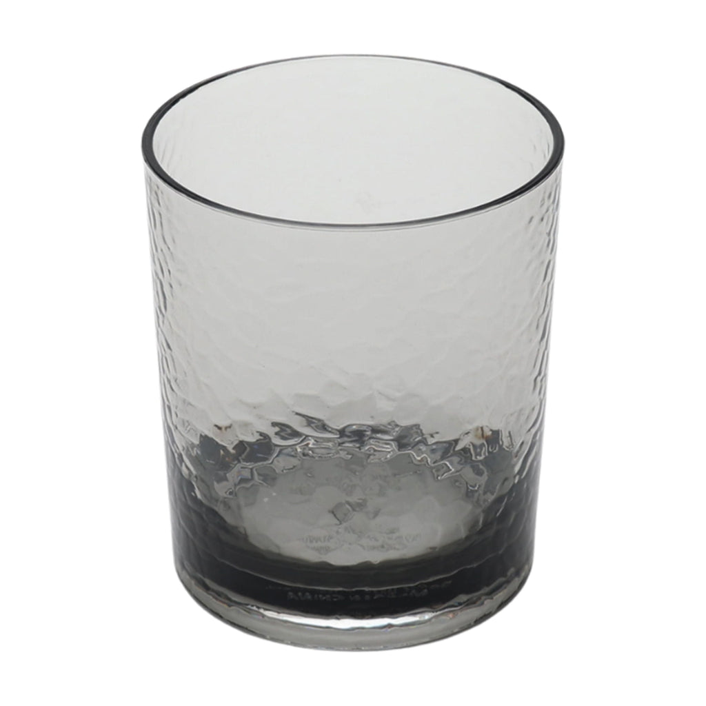(2 pack) Better Homes & Gardens 14-Ounce Tritan Short Hammered Tumbler, Smoke