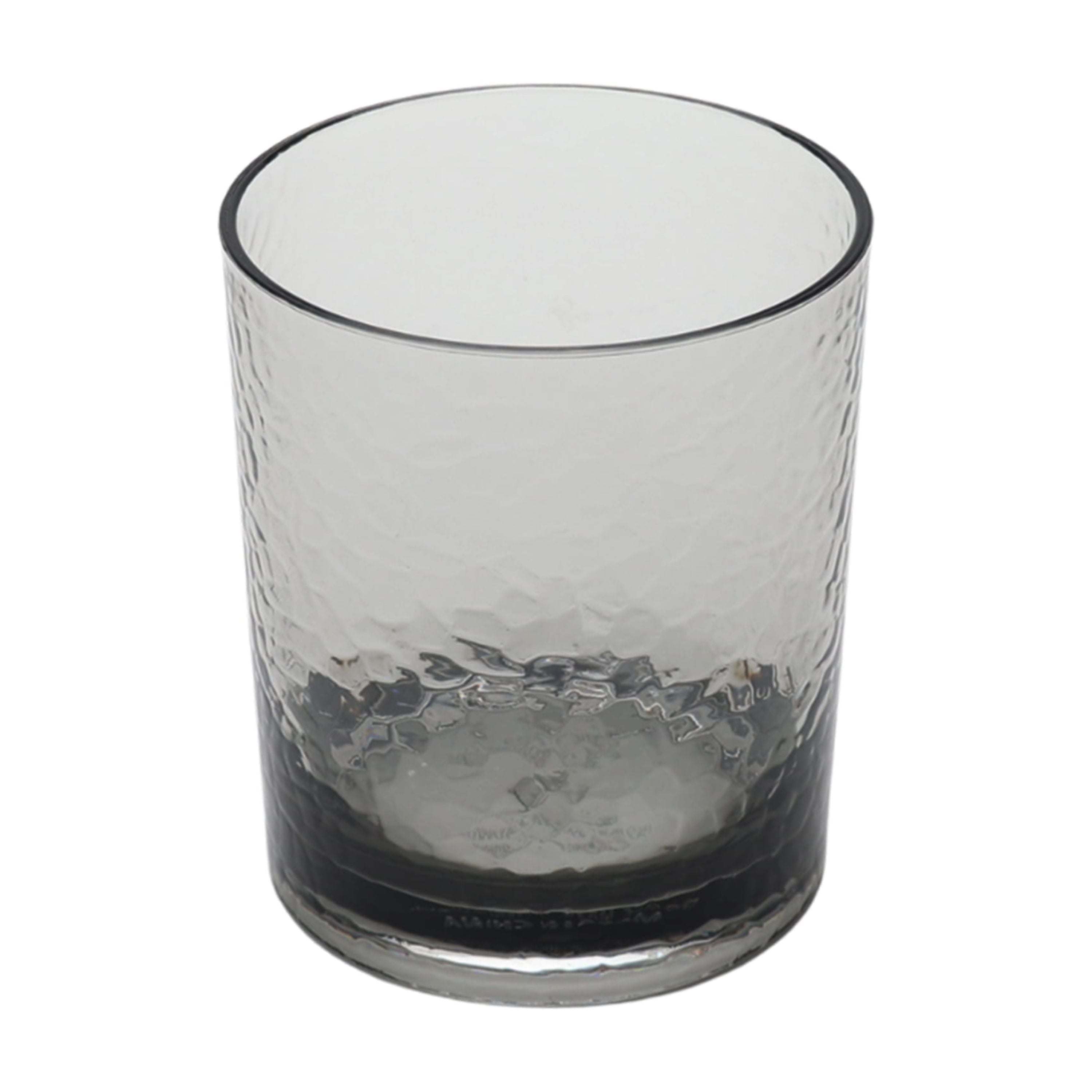 (2 pack) Better Homes & Gardens 14-Ounce Tritan Short Hammered Tumbler, Smoke