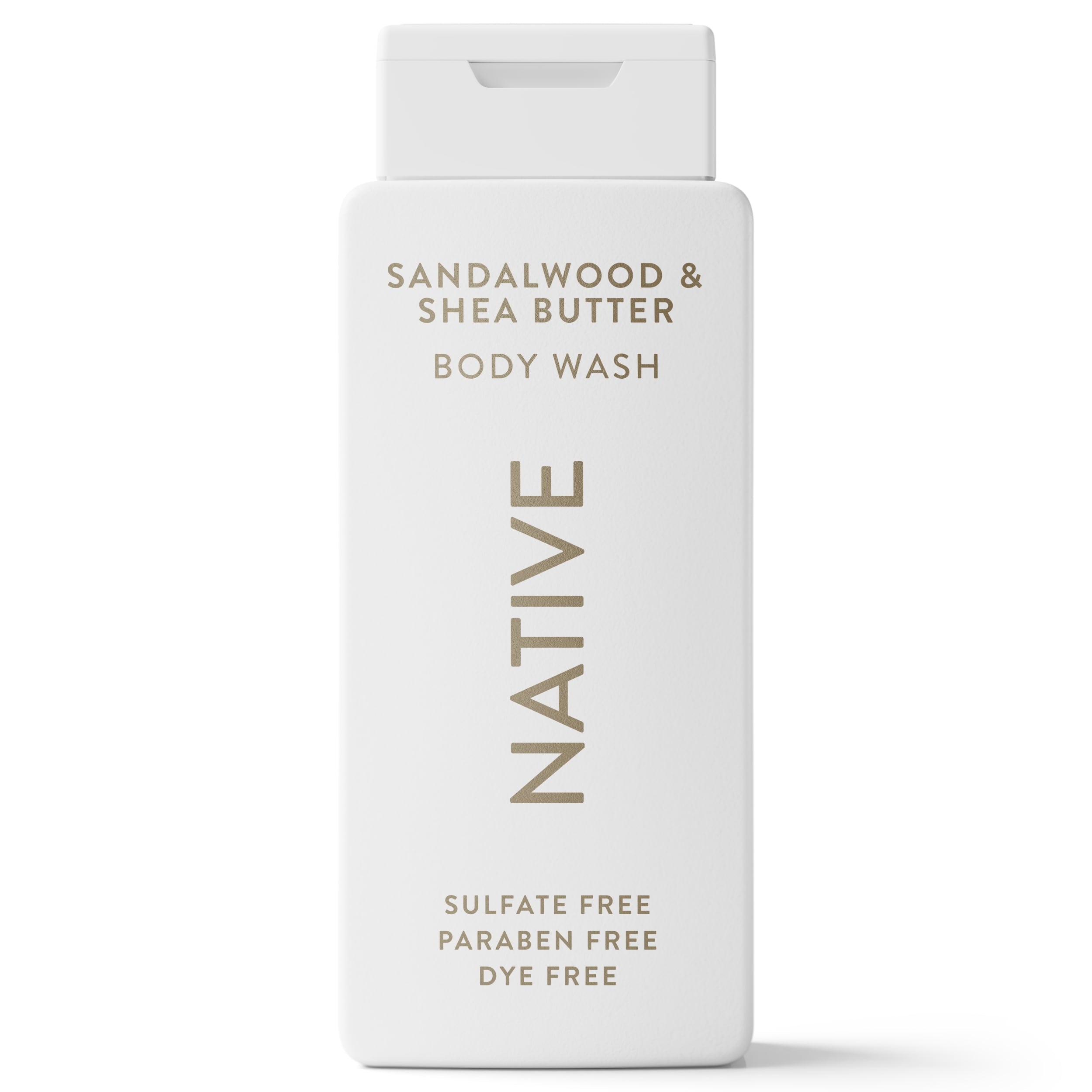 Body Wash, Sulfate Free, Sandalwood & Shea Butter, for Women and Men, 18 fl oz