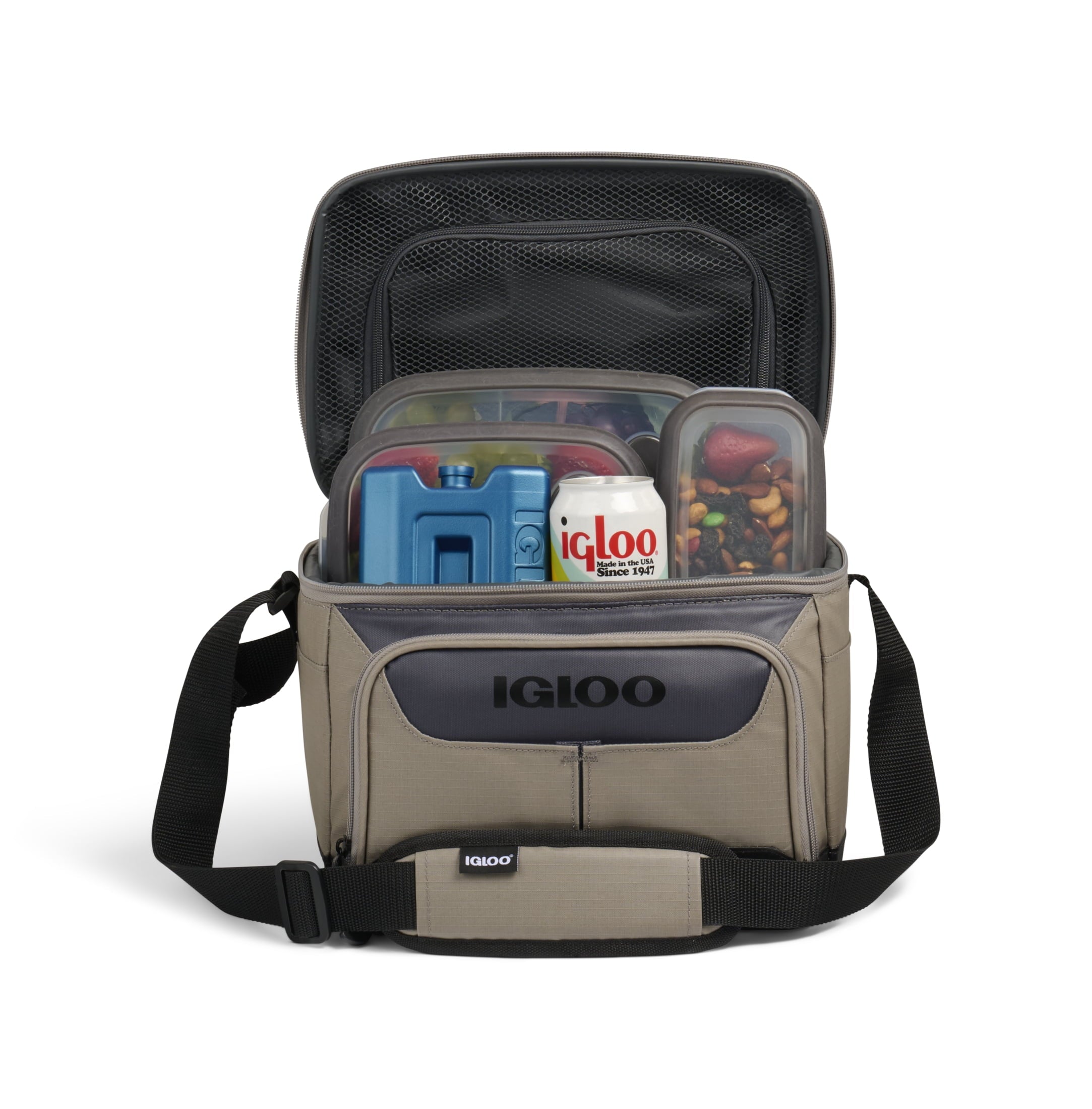Igloo 22 Can Capacity Trek Gripper Soft Sided Cooler, Sandstone Tan