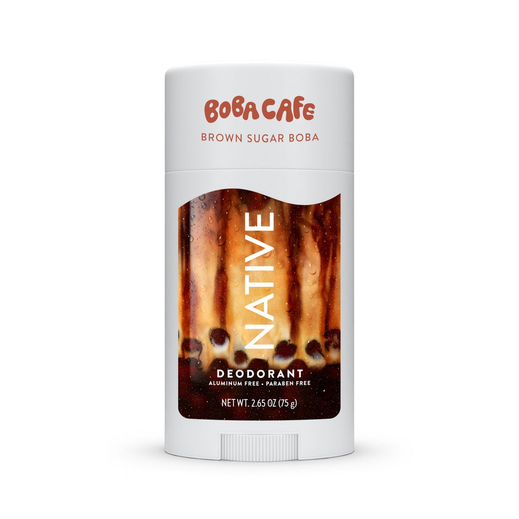 Aluminum Free Deodorant, Limited Edition Berry Blossom Tea, 72 Hour Odor Protection, for Women and Men, Boba Café, 2.65oz