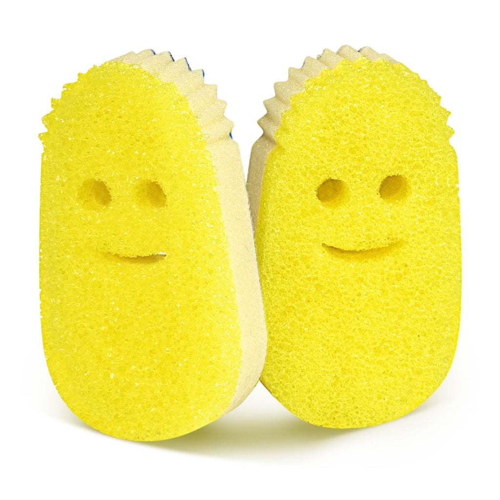 Dish Daddy Non-Scratch Sponge Dishwand with Non-Scratch Scrub Dishwand Refills, 3 Count