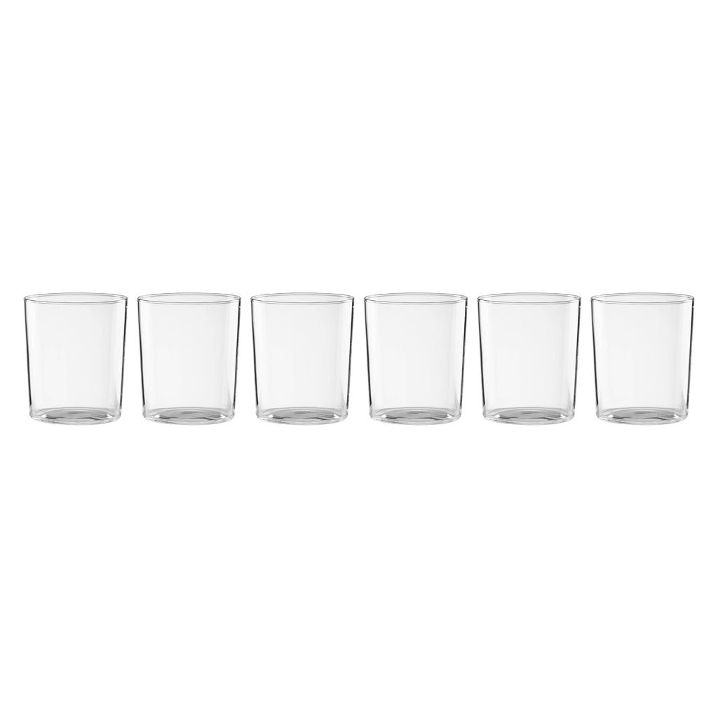 Entertain 365 12-Piece Clear Glass Stackables Drinkware Set