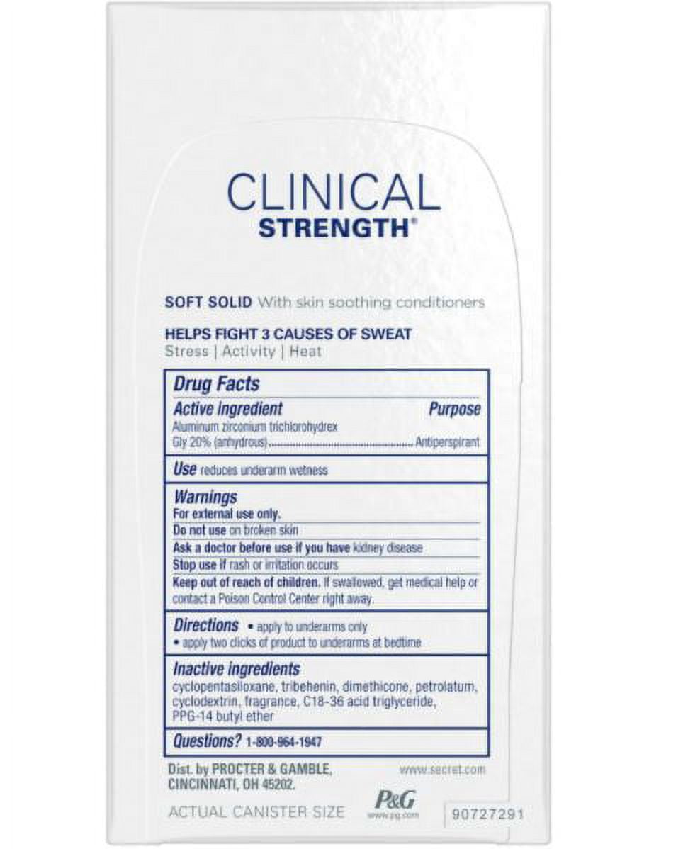 Clinical Strength Clear Gel Stress Response Deodorant, 1.6 oz (Pack of 4)
