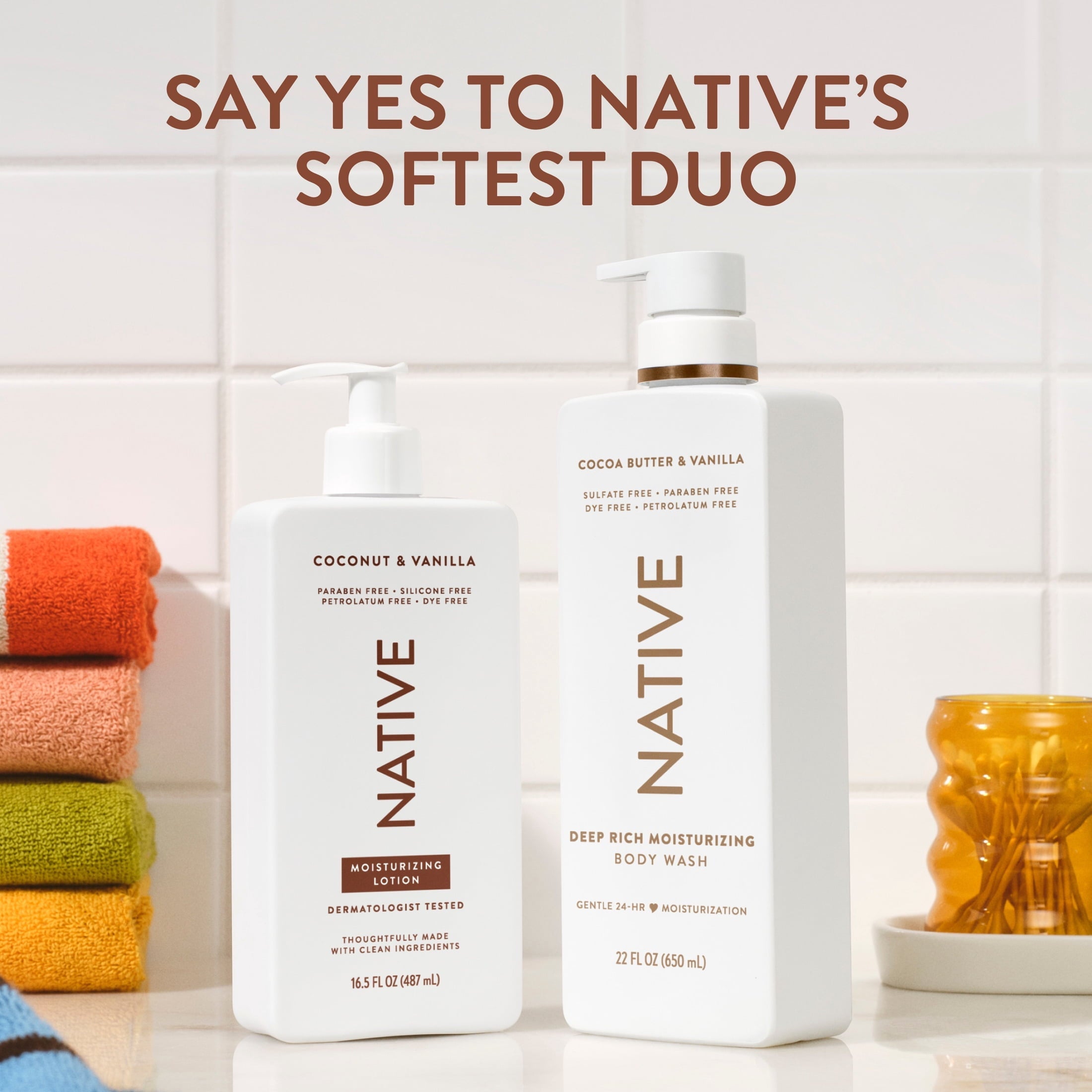Lotion, Moisturizing, Paraben Free, Coconut & Vanilla, for Women and Men, 16.5 fl oz