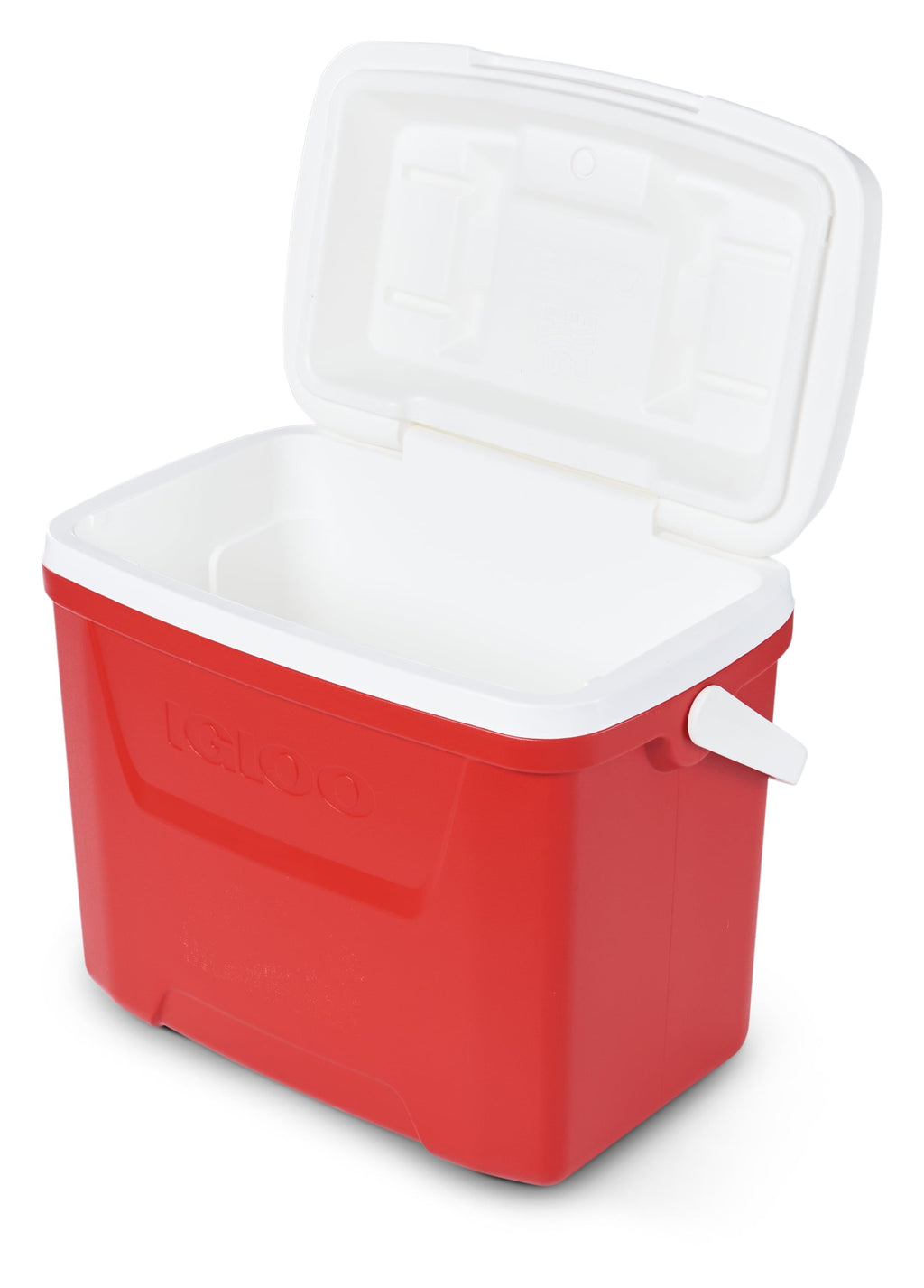 28 QT Laguna Hard-Sided Ice Chest Cooler, Aqua Blue and White