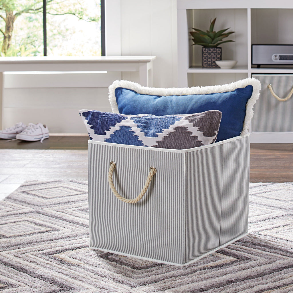 Better Homes & Gardens Collapsible Fabric Cube Storage Bin, Vanilla