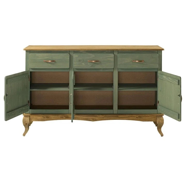 Wood Buffet Sideboard Green