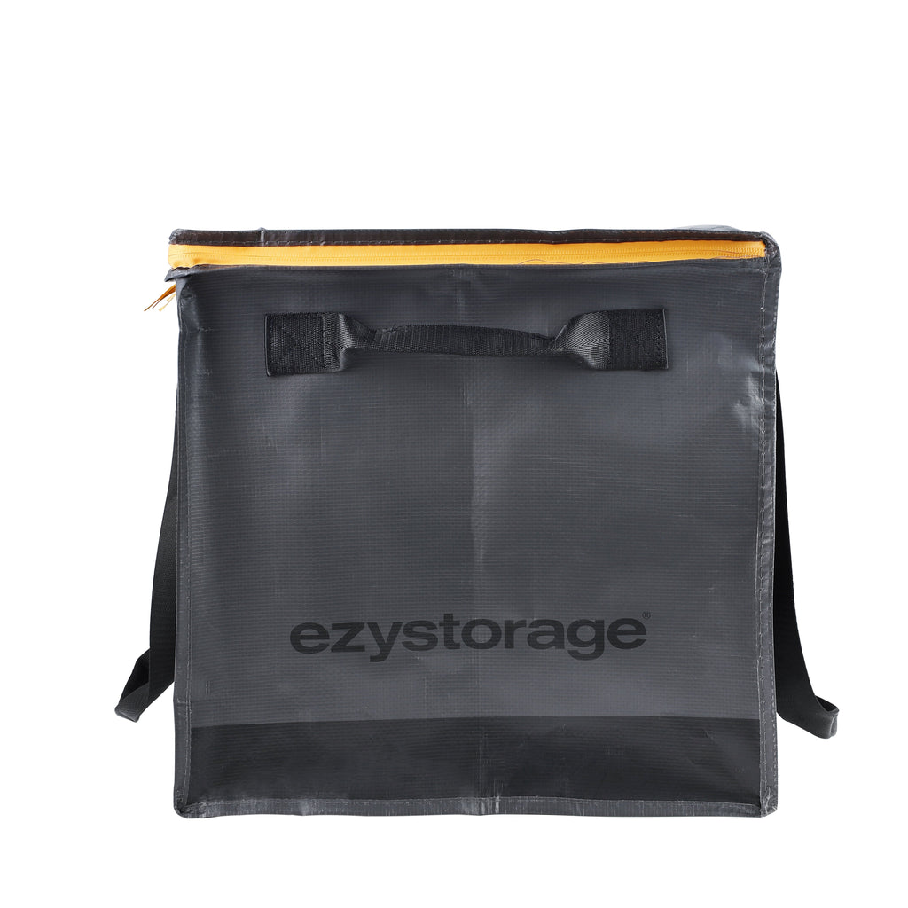 22.1 Gallon, Large, Heavy-Duty Collapsible Utility Storage Bag with Zipper and Reinforced Handles