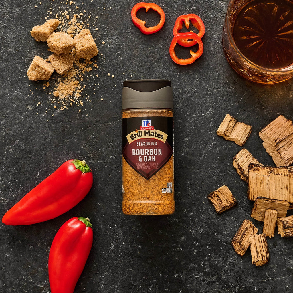 Bourbon & Oak Seasoning, 3.37 oz Bottle