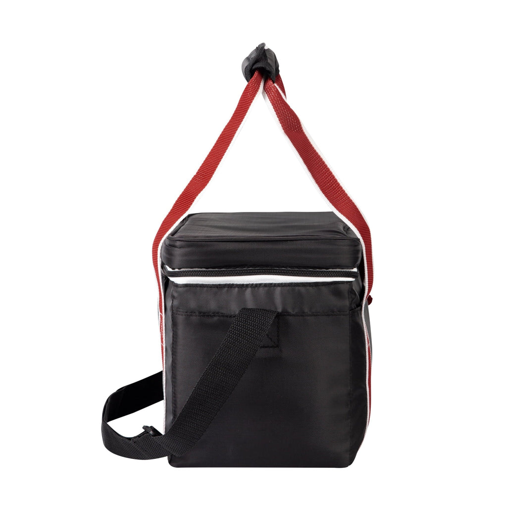 12 Can Capacity Heritage Lunch Companion Cooler Bag, Black and Red