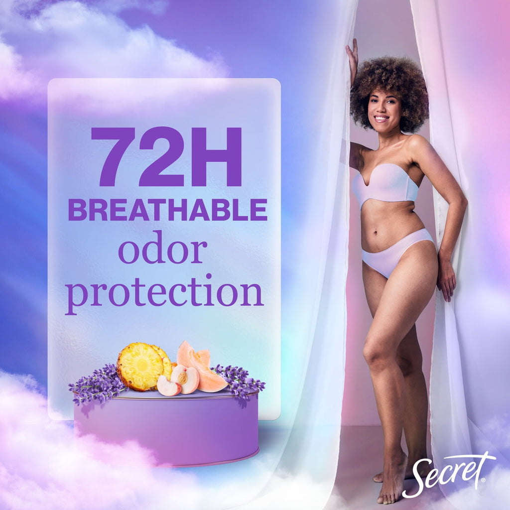 Antiperspirant Deodorant for Women, Fresh Clear Gel, Lavender, 2.6 oz