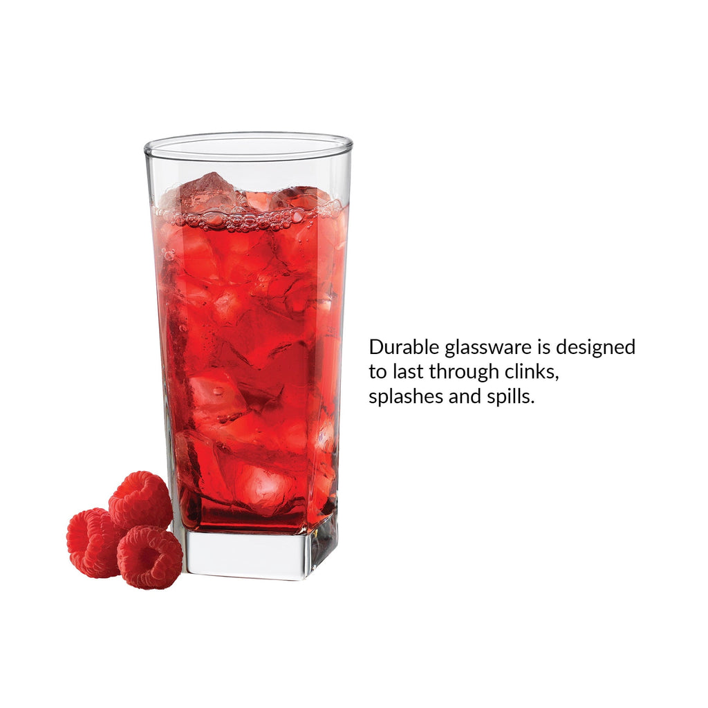 Better Homes & Gardens Hollis Beverage Glass Set, 14.4 oz, 8-Piece