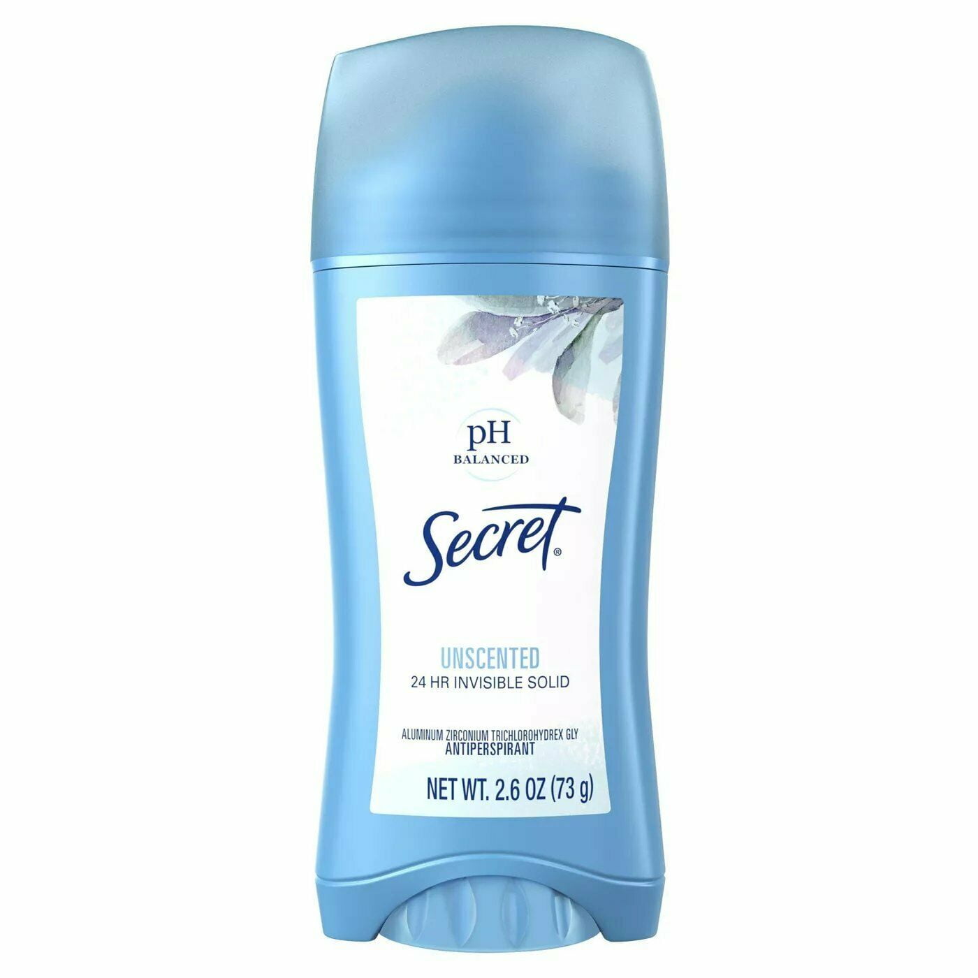 Invisible Solid Antiperspirant Deodorant Unscented 2.6 oz, Pack of 6