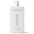 Body Wash, Lilac & White Tea, Sulfate Free, Naturally Derived Ingredients, 24hr Freshness, for Women & Men, 36 fl oz