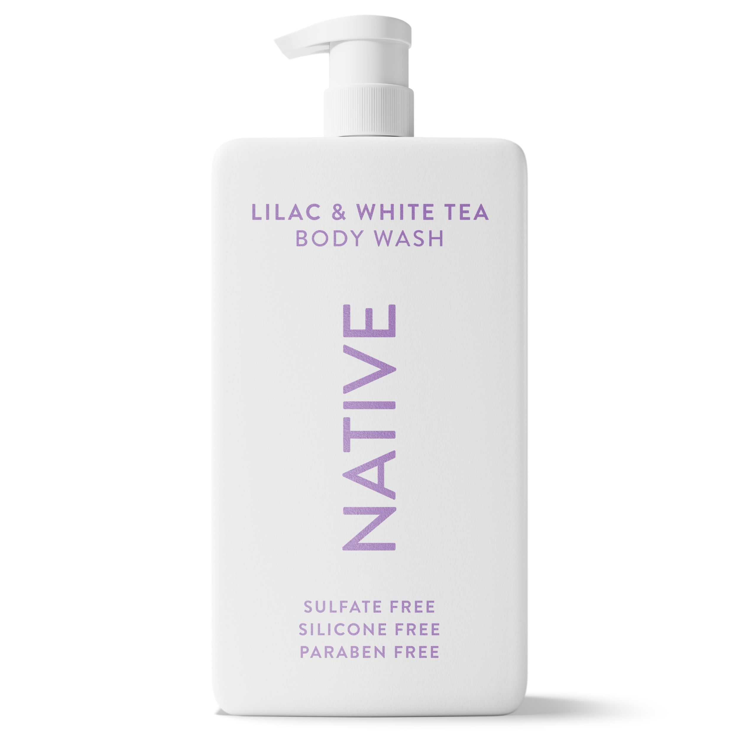 Body Wash, Lilac & White Tea, Sulfate Free, Naturally Derived Ingredients, 24hr Freshness, for Women & Men, 36 fl oz