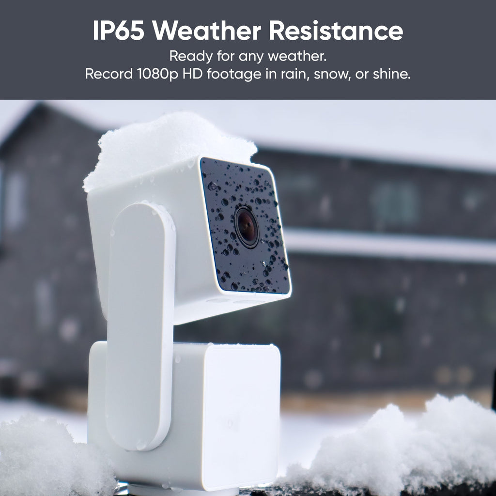 Cam Pan v3 Indoor/Outdoor Wired Security Camera with Pan/Tilt/Zoom - White