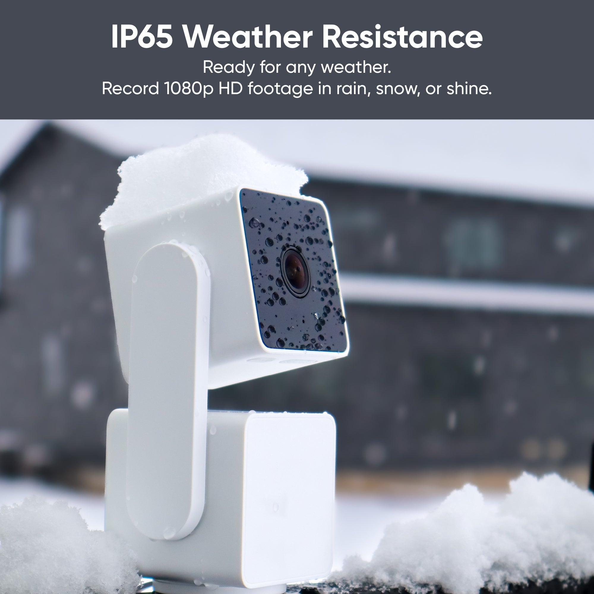 Cam Pan v3 Indoor/Outdoor Wired Security Camera with Pan/Tilt/Zoom - White