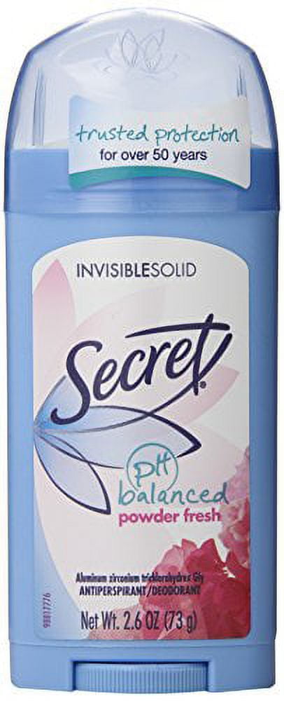 5 Pack Secret Anti-Perspirant Deodorant Invisible Solid Powder Fresh 2.60oz Each