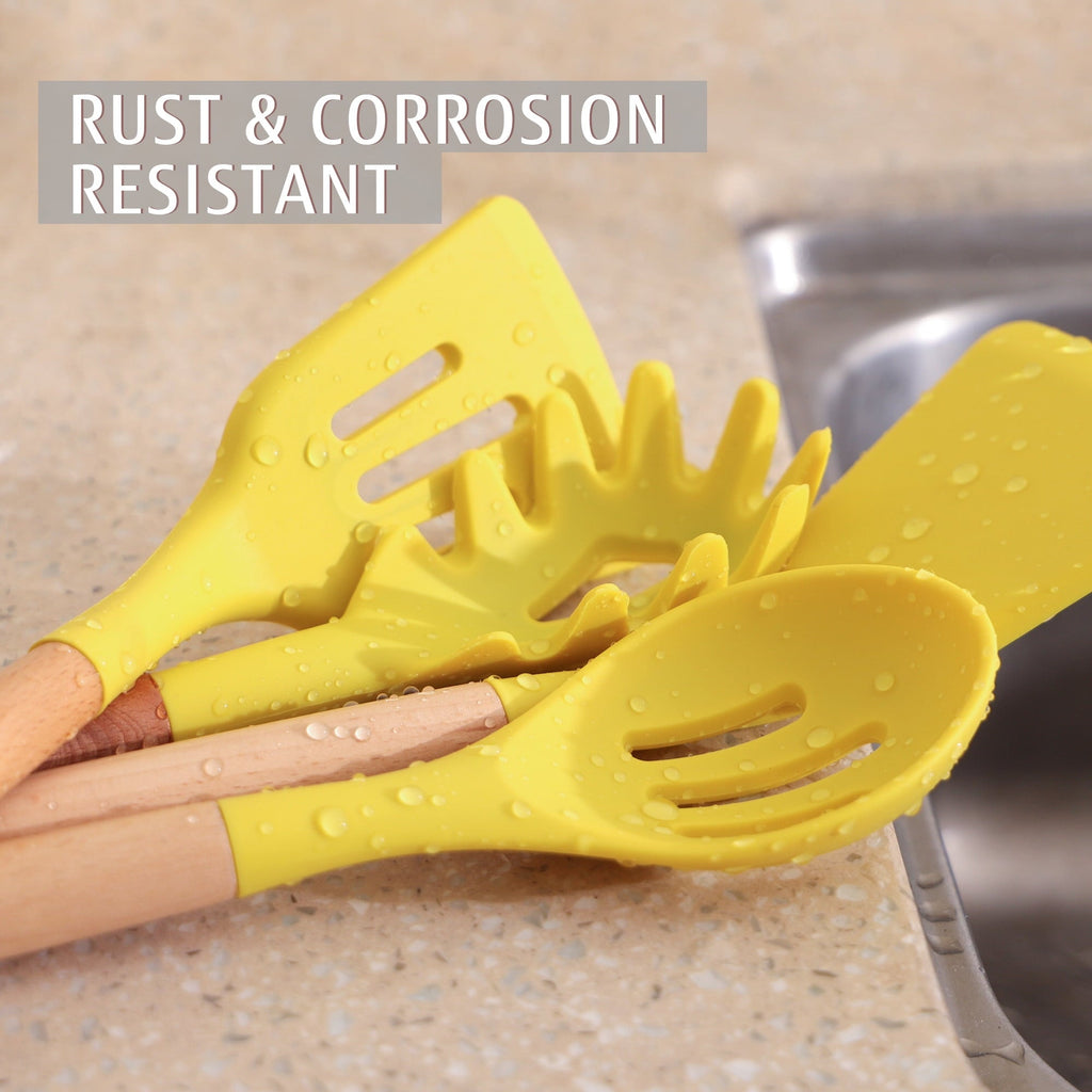 32 PCS Silicone Cooking Utensils Set, 446°F for Nonstick Cookware