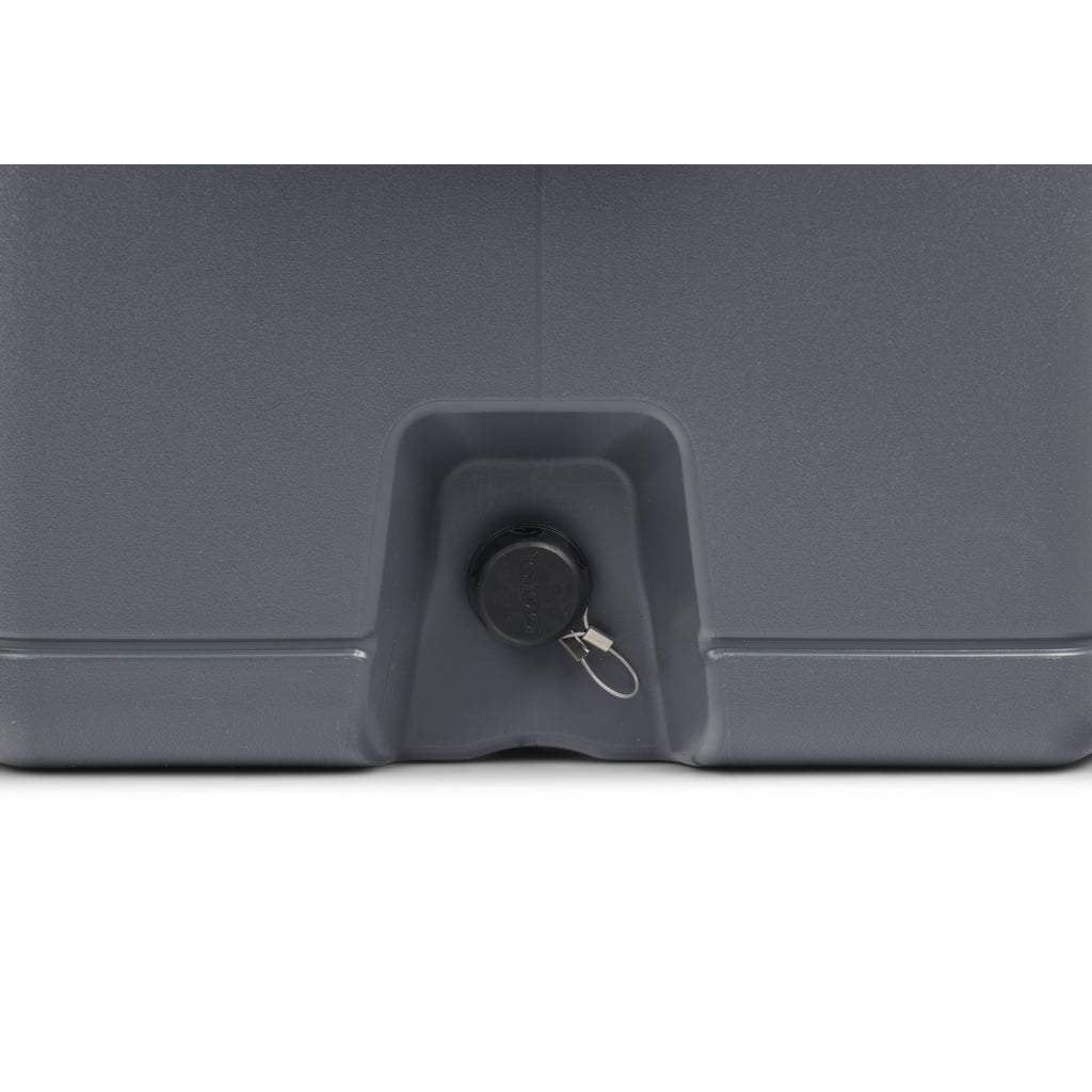 72 QT Overland Ice Chest Cooler with Wheels, Gray and Sneaky Blue