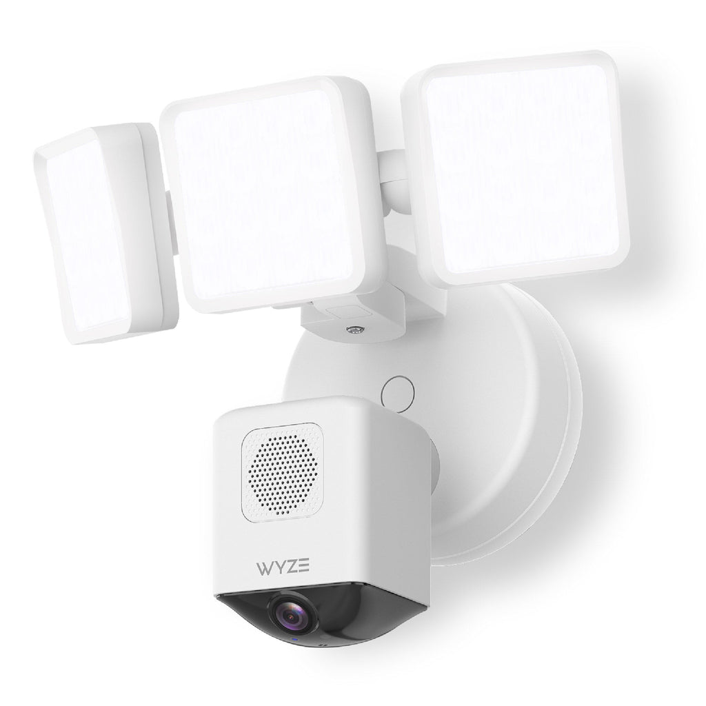 Box Wyze - Floodlight Camera Pro, 3000 Lumen LEDs, 180° Wide View, 2k HD Outdoor Wi-Fi Floodlight Home Security Camera - Black