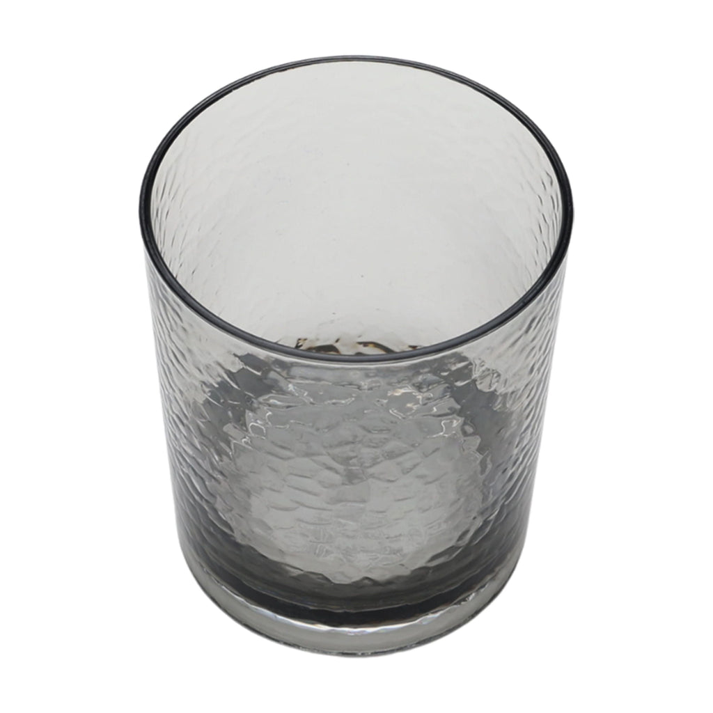 (2 pack) Better Homes & Gardens 14-Ounce Tritan Short Hammered Tumbler, Smoke