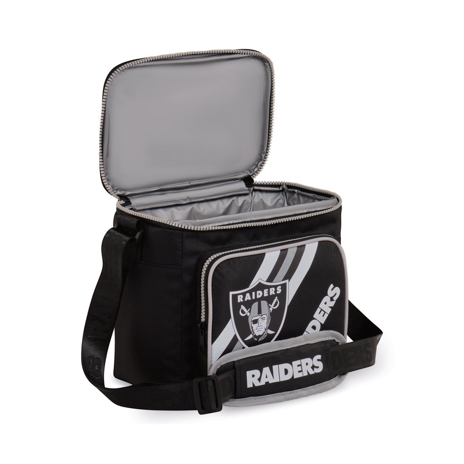 Las Vegas Raiders Square Lined 4-Pack Cooler