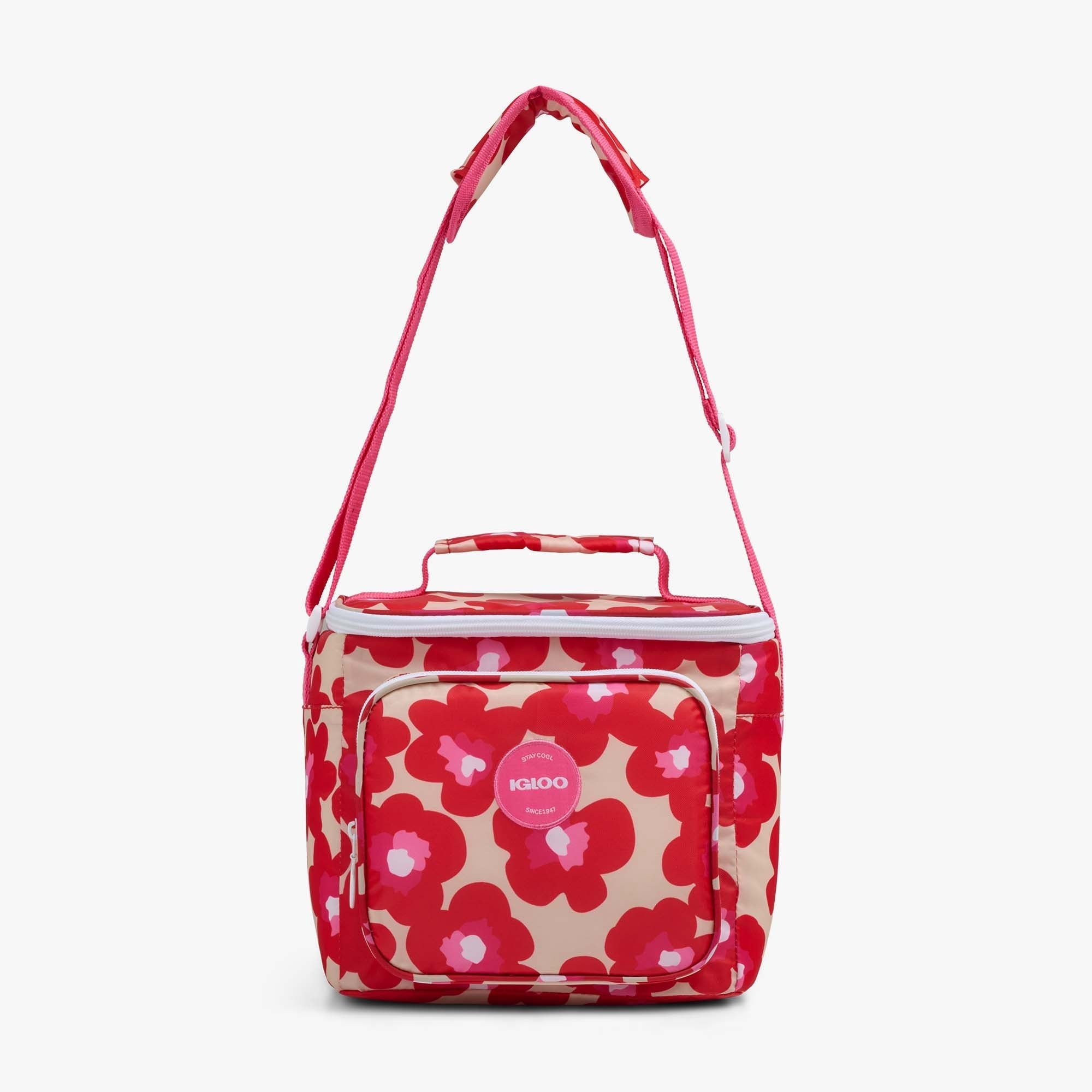 9 Can Capacity Retro Square Lunch Bag Cooler, Yellow