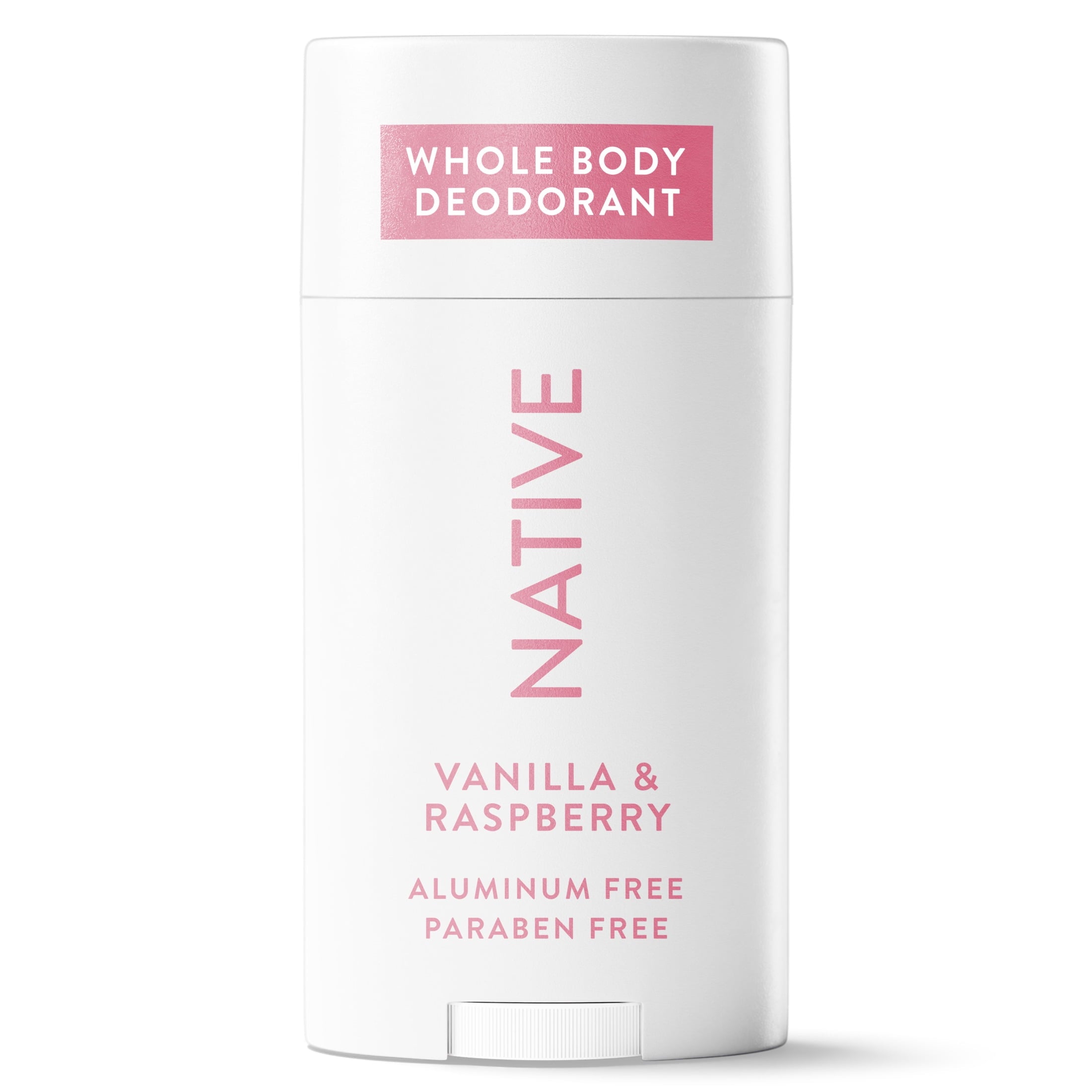 Aluminum Free Sensitive Whole-Body Deodorant Stick, Vanilla & Raspberry Scent 2.4 oz